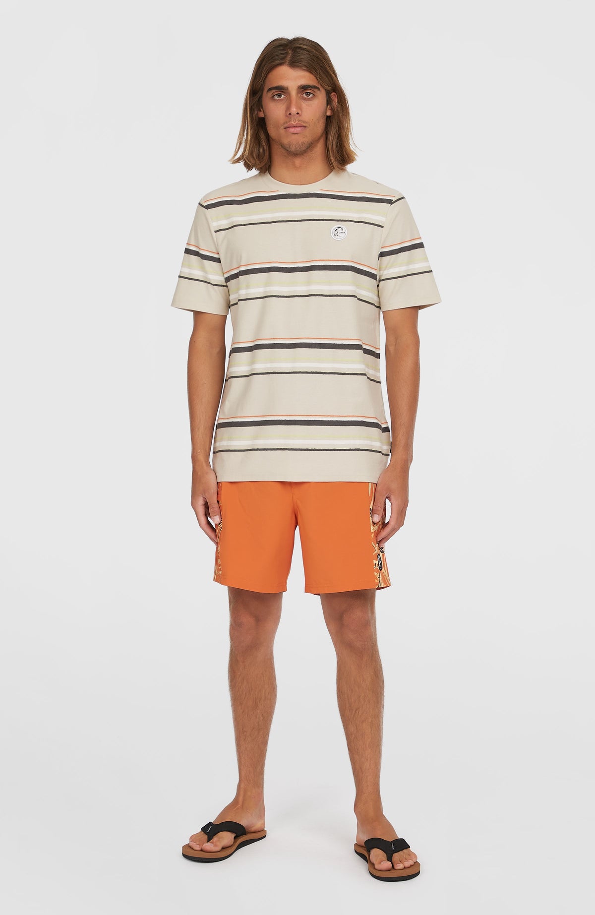 O'Riginals Side Panel 16'' Swim Shorts | Orange Originals