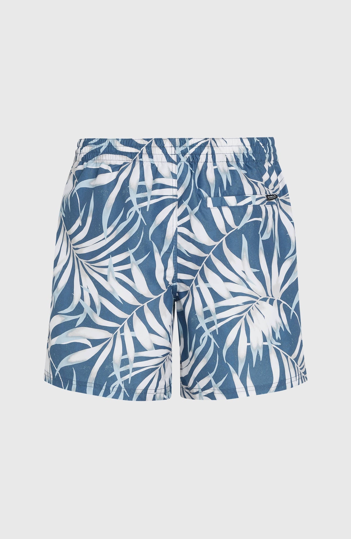 Cali Floral 16'' Swim Shorts | Blue Dipped Leaves