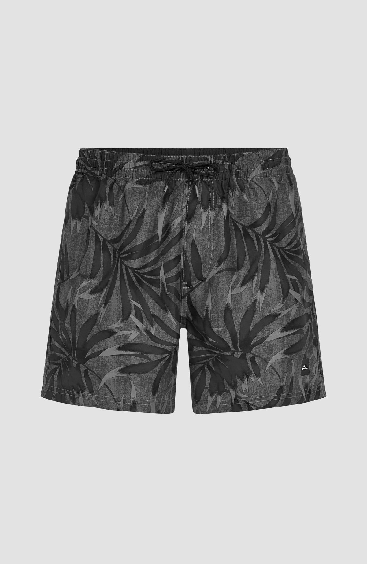 Cali Floral 16'' Swim Shorts | Black Dipped Leaves