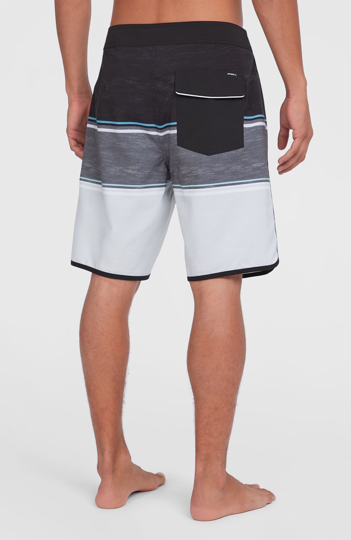 Lennox Scallop 19'' Boardshorts | Black Out Colour Block