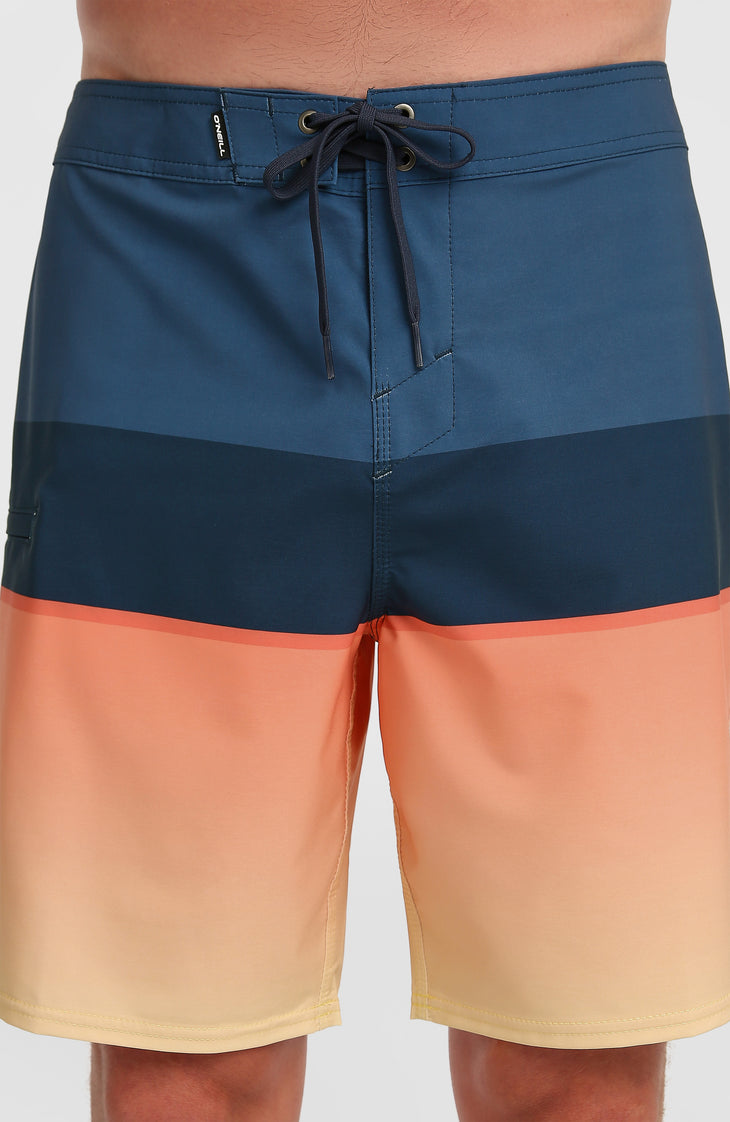 Hyperfreak Heat Block 19'' Boardshorts | Persimmon Heat Block
