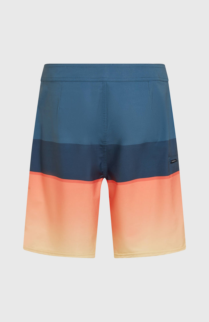 Hyperfreak Heat Block 19'' Boardshorts | Persimmon Heat Block
