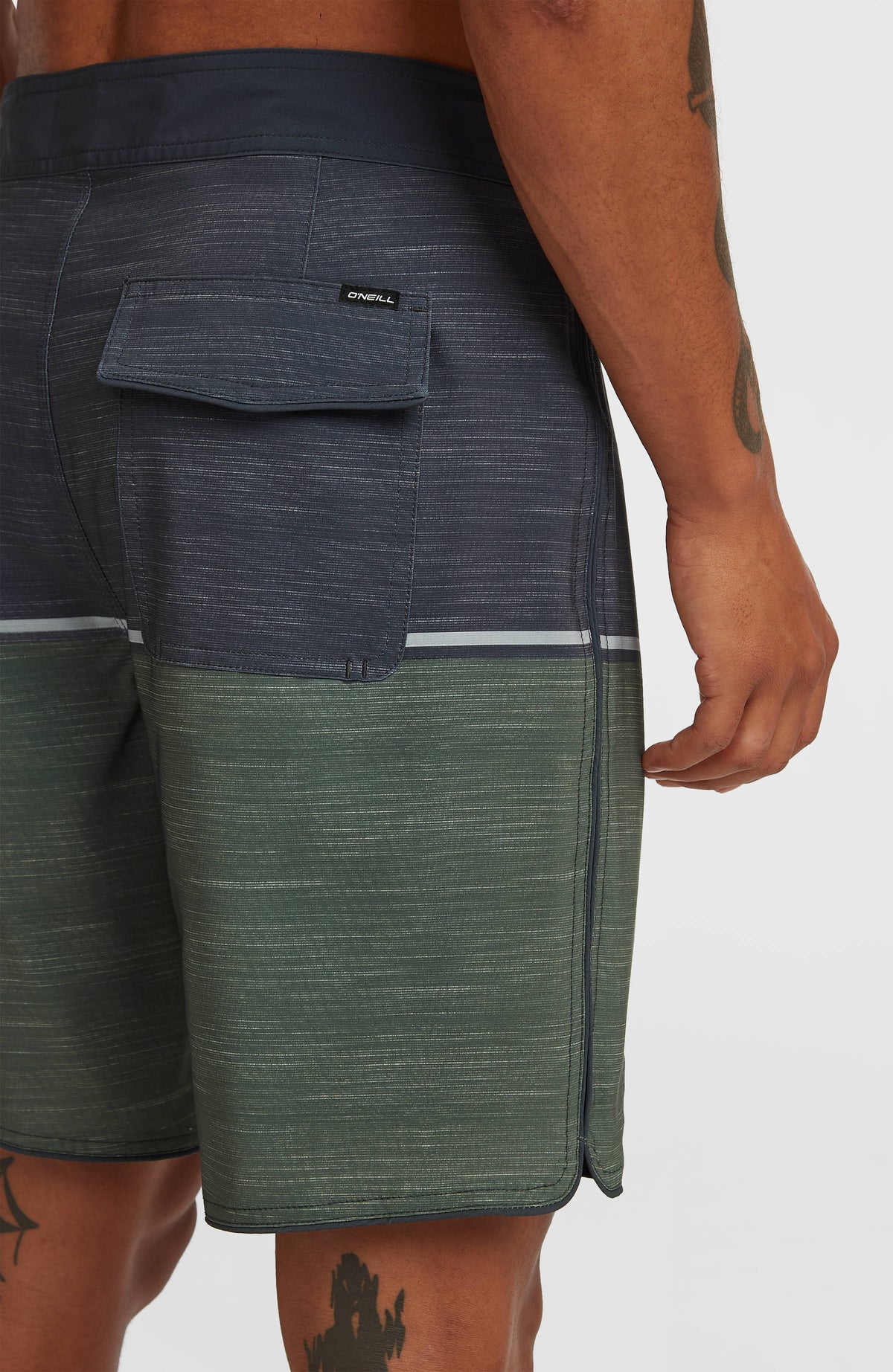 Hyperfreak Mysto Block 19'' Boardshorts | Dark Olive Mysto Block