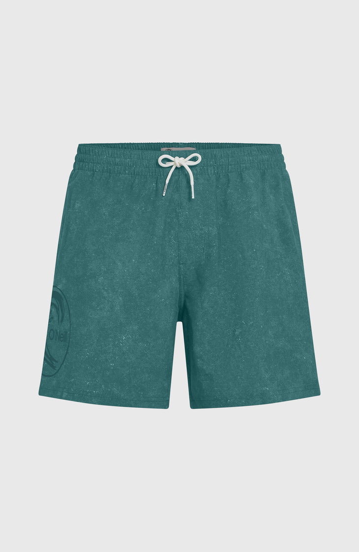O'Riginals Cali Ocean 16'' Swimshorts | Green Originals Acid Wash