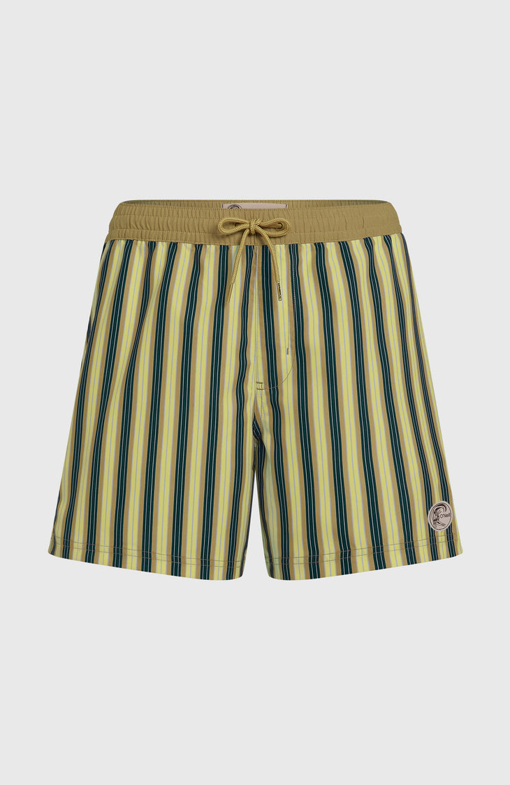 O'Riginals Stripe 15'' Swimshorts | Yellow Originals stripe