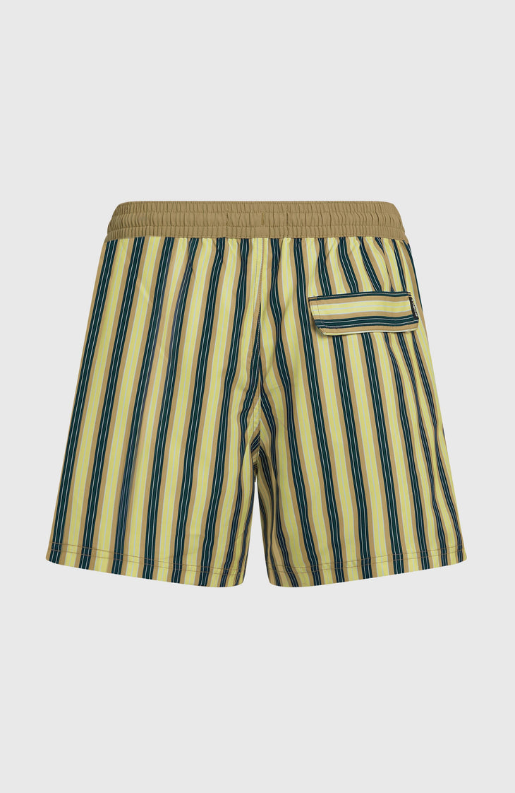 O'Riginals Stripe 15'' Swimshorts | Yellow Originals stripe