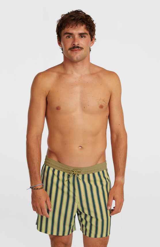 O'Riginals Stripe 15'' Swimshorts | Yellow Originals stripe