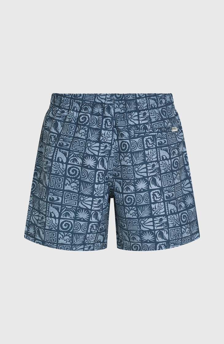 O'Neill Print 16'' Swimshorts | Dark Blue Bricks