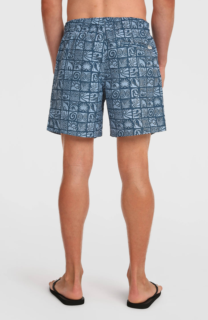 O'Neill Print 16'' Swimshorts | Dark Blue Bricks