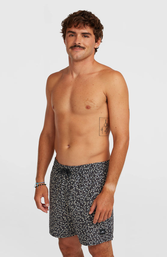 O'Neill Print 16'' Swimshorts | Black Dot Flower