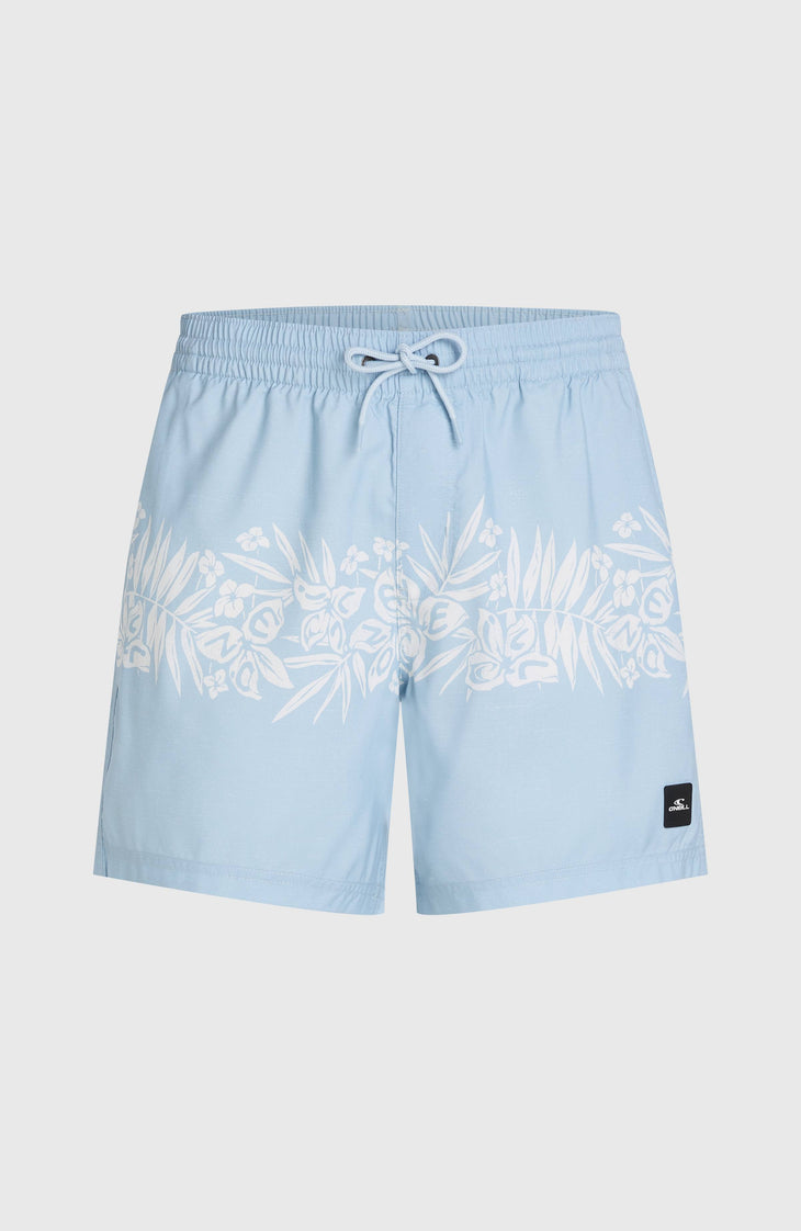 O'Neill Uni Flower 16'' Swimshorts | Light Blue Tropical Stripe