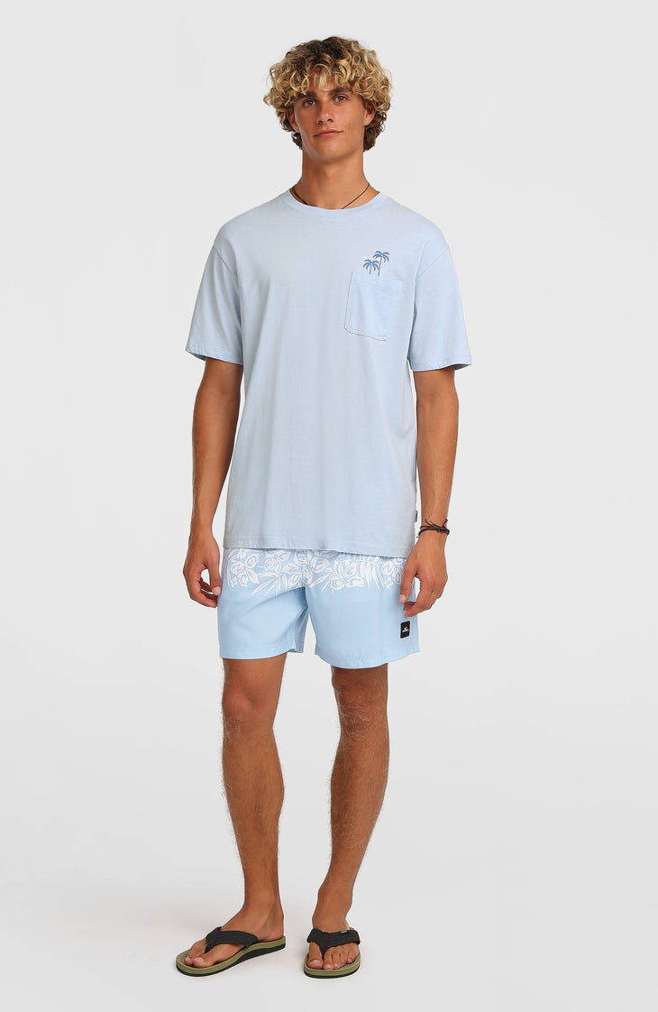 O'Neill Uni Flower 16'' Swimshorts | Light Blue Tropical Stripe