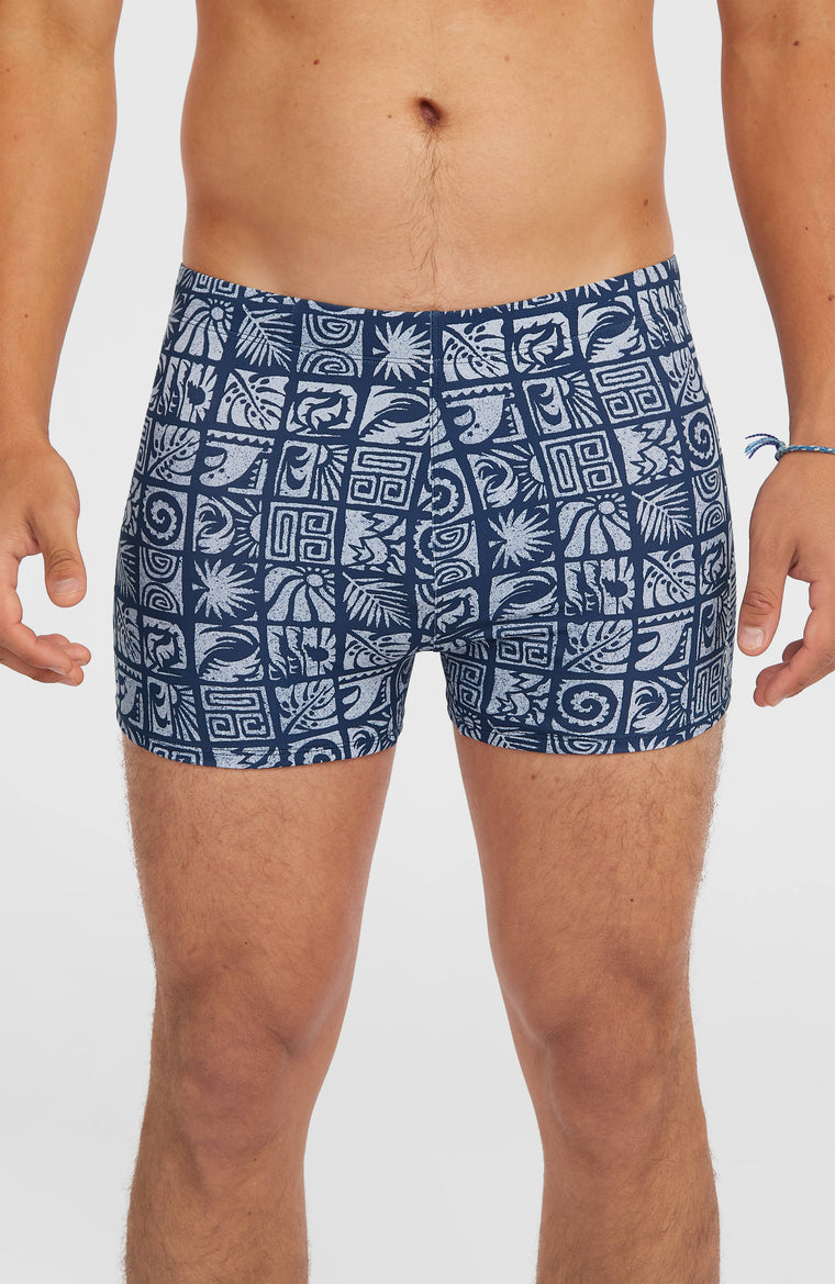 Essentials All-Over-Print Racer | Dark Blue Bricks