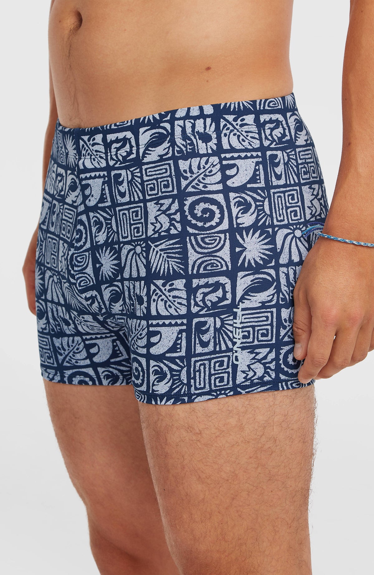 Essentials All-Over-Print Racer | Dark Blue Bricks