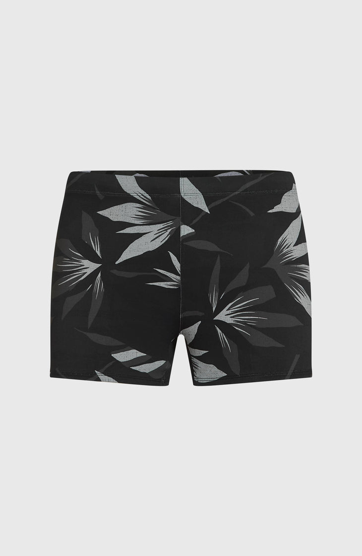 Essentials All-Over-Print Racer | Black Tropicana Small