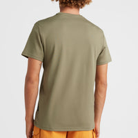 Hybrid Logo T-Shirt | Deep Lichen Green