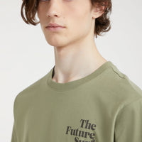 Future Surf Society T-Shirt | Deep Lichen Green