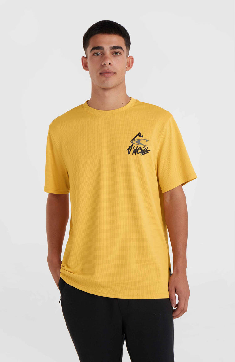 O’Neill Hybrid Logo Polygiene T-Shirt | Golden Haze