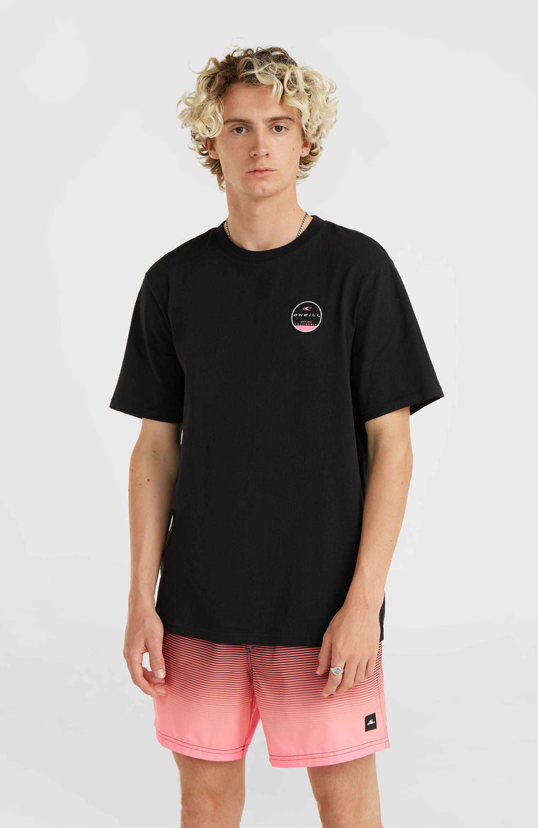 Jack O'Neill Back Print T-Shirt | Black Out