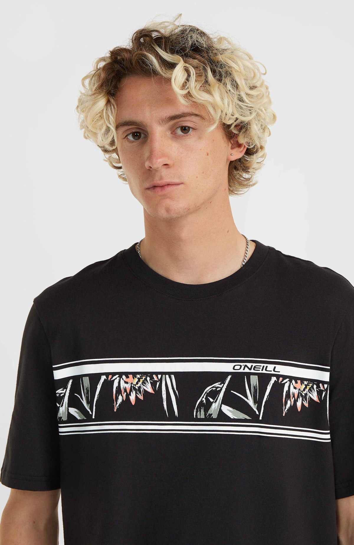 Mix and Match Floral Graphic T-Shirt | Black Out