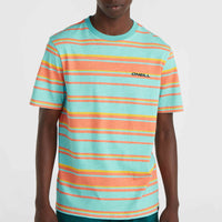 Mix and Match Stripe T-Shirt | Blue Neon Bold Stripes