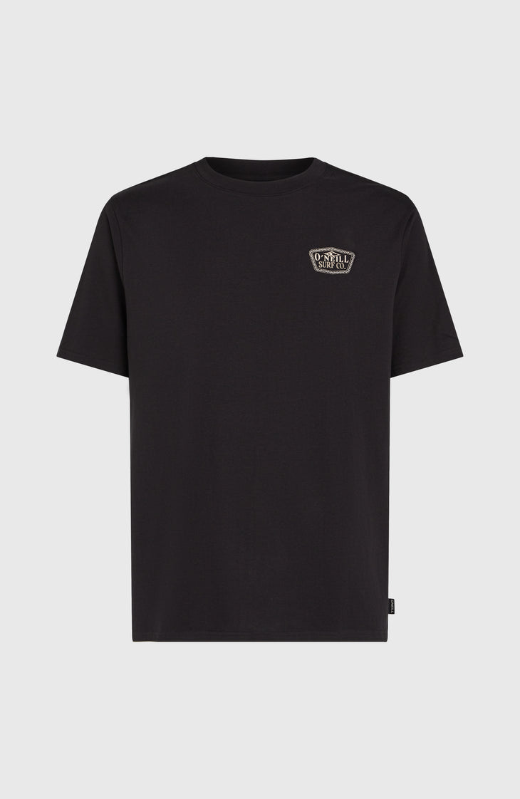 Small Chest Print T-Shirt | Black Out