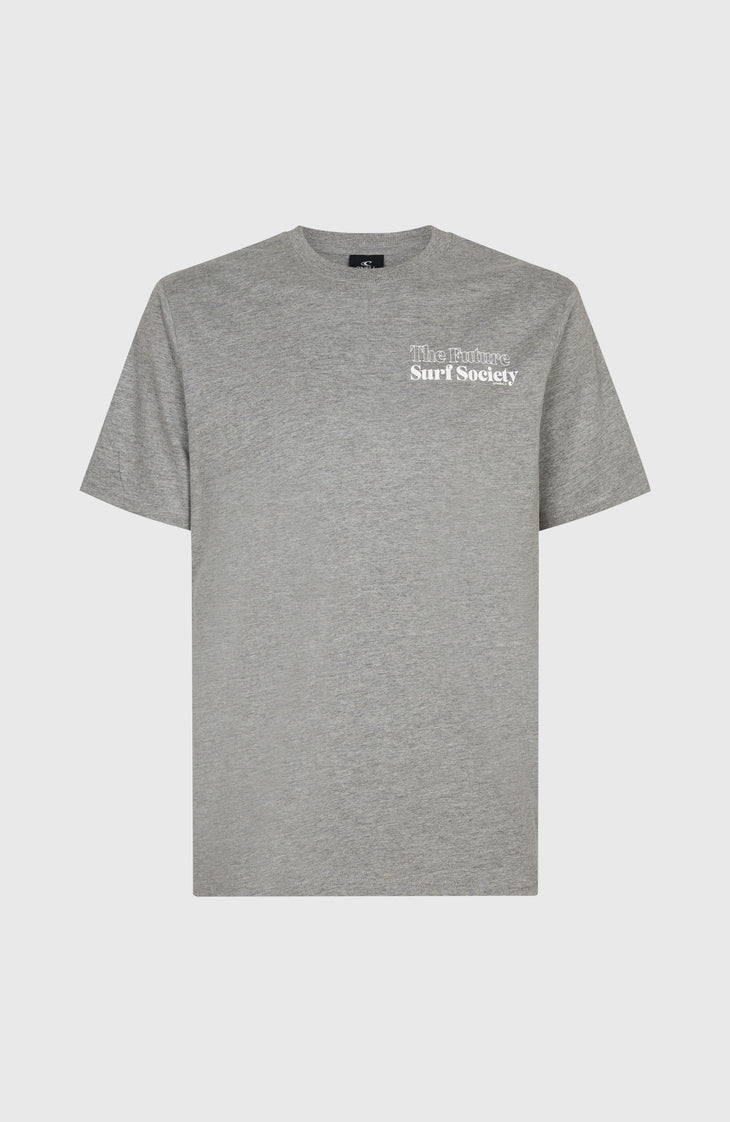 Future Surf Society T-Shirt | Silver Melee
