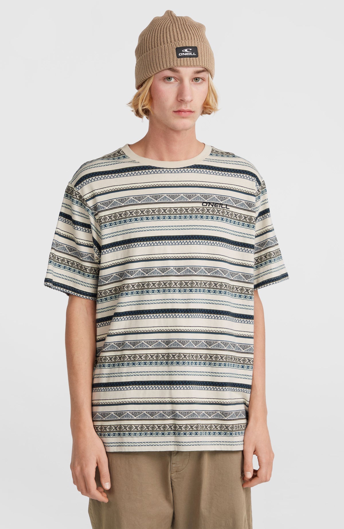 Ikat Jacquard T-Shirt | Grey Ikat Stripe – O'Neill