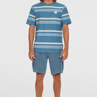 O'Riginals Stripe T-Shirt | Blue Originals Retro Stripe