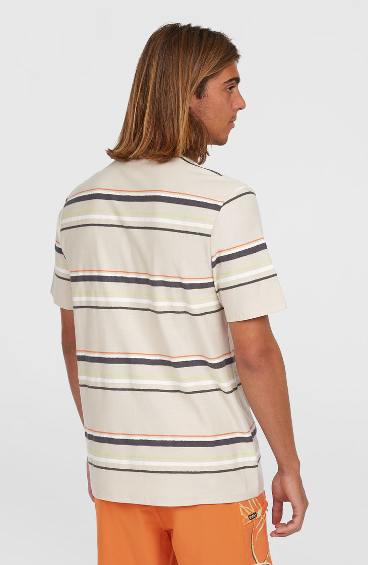 O'Riginals Stripe T-Shirt | Beige Originals Retro Stripe