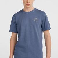 O'Riginals Retro Back-Print T-Shirt | Mozart Blue