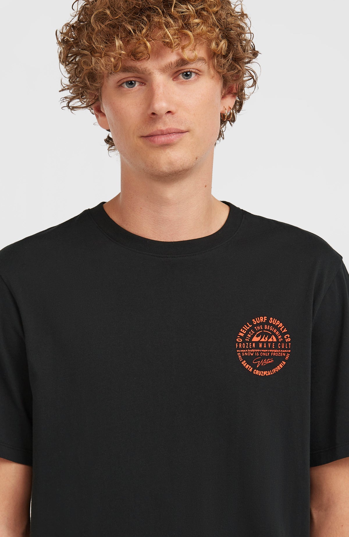 Chest-Print T-Shirt | Black Out