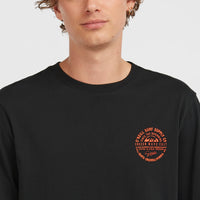 Chest-Print T-Shirt | Black Out