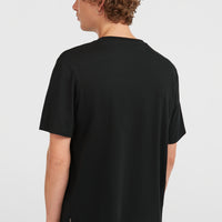 Chest-Print T-Shirt | Black Out