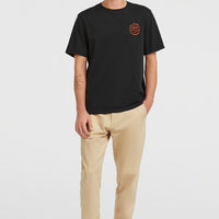 Chest-Print T-Shirt | Black Out