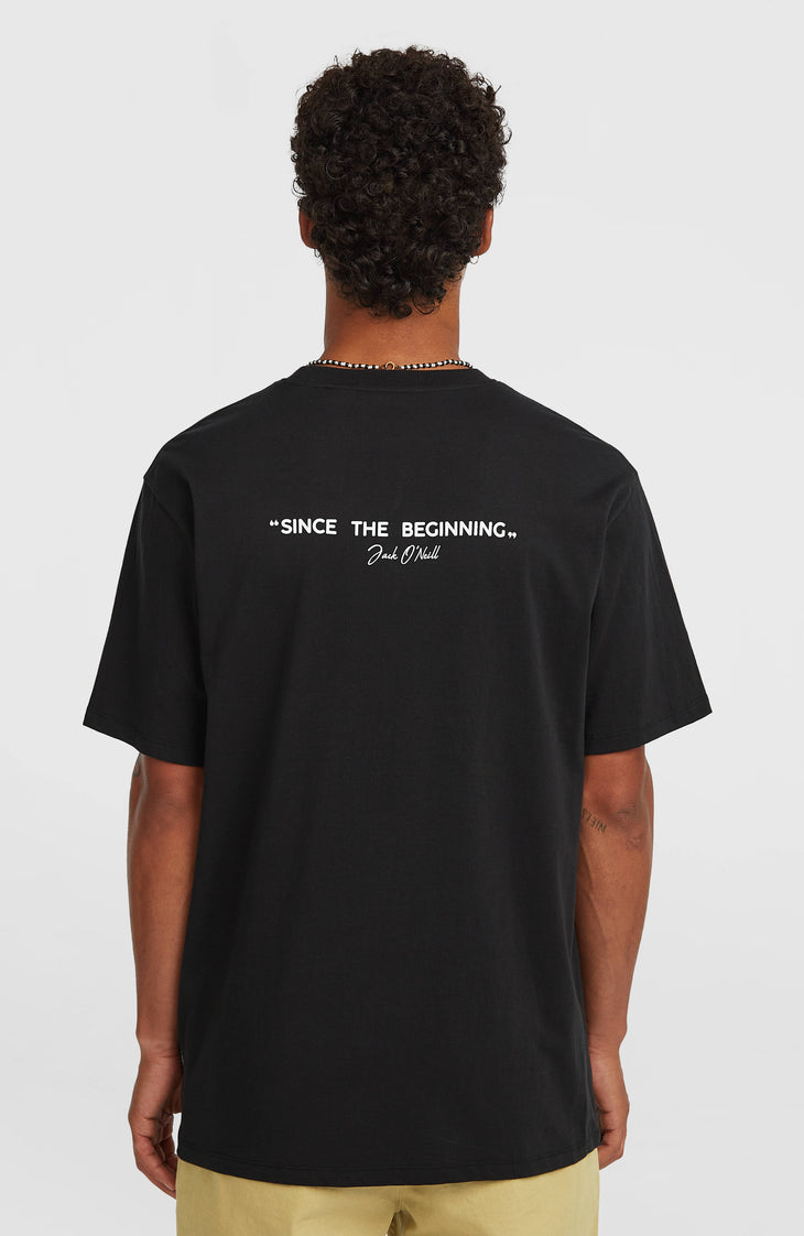 Polygiene Cotton Graphic T-Shirt | Black Out