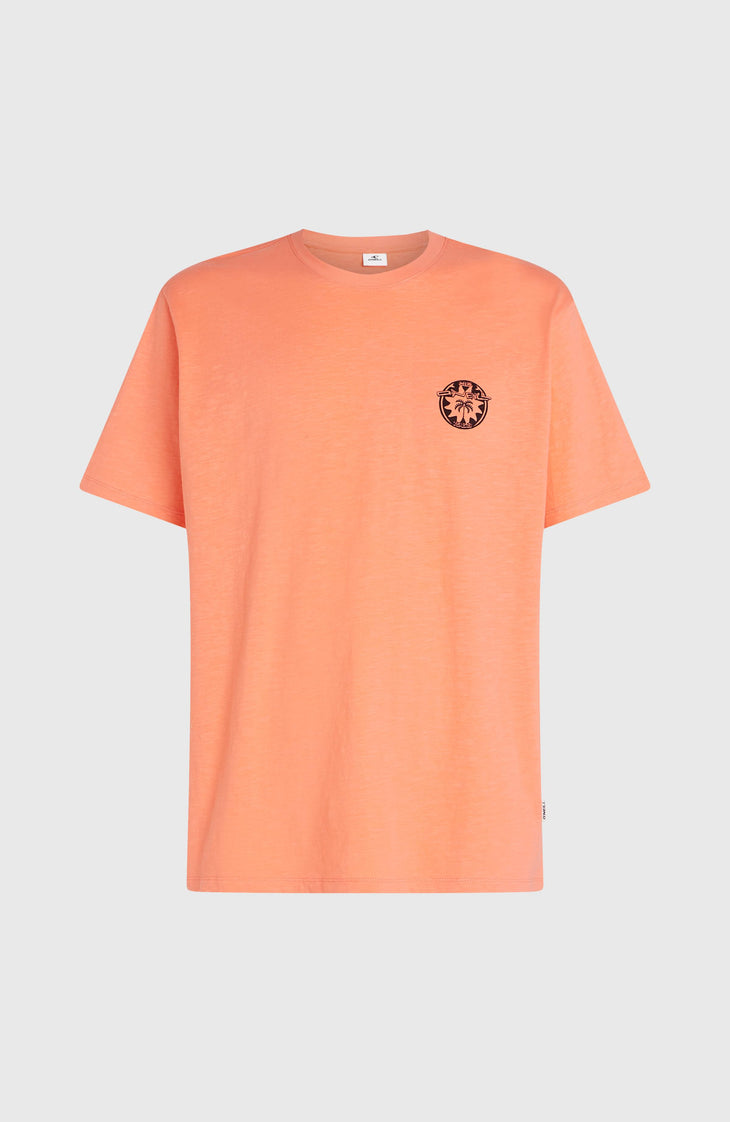 O’Neill Slub Back Print T-Shirt | Funky Peach
