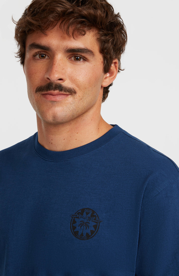 O’Neill Slub Back Print T-Shirt | English Evening