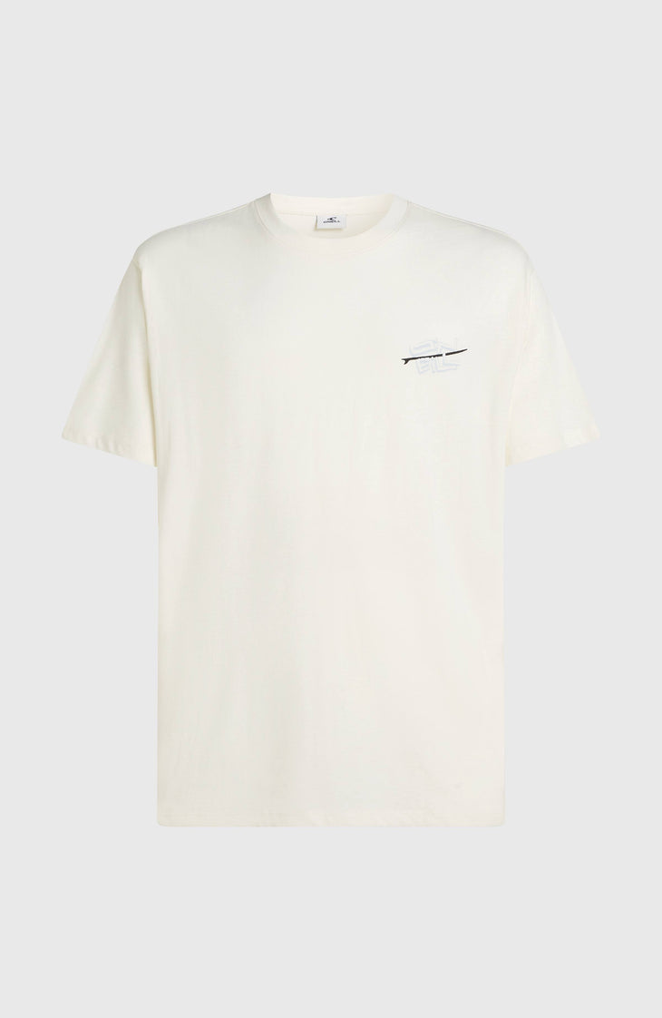 O’Neill Retro Back Print T-Shirt | Snow White