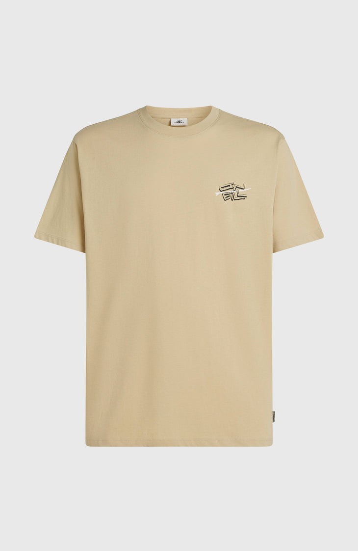 O’Neill Retro Back Print T-Shirt | Cocoa Sand