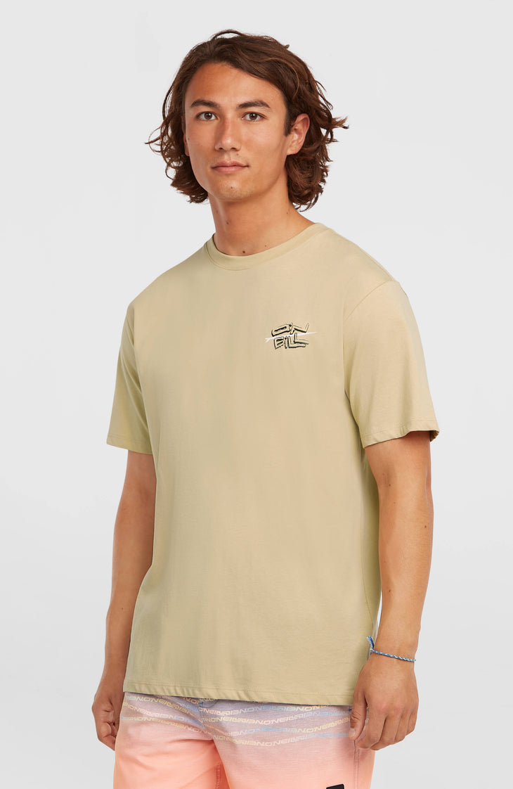 O’Neill Retro Back Print T-Shirt | Cocoa Sand