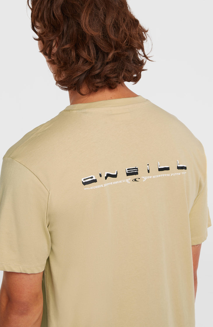 O’Neill Retro Back Print T-Shirt | Cocoa Sand