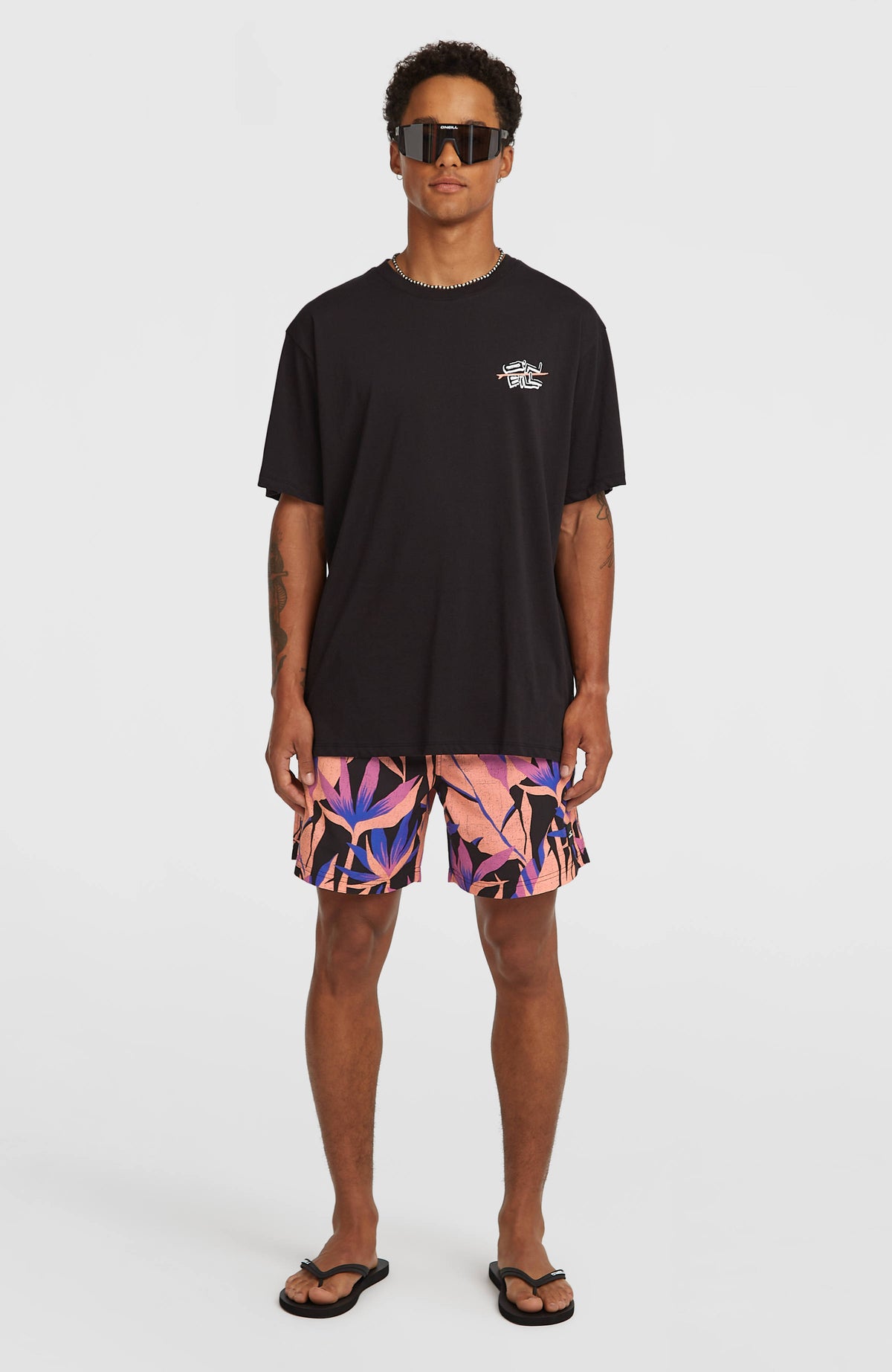 O’Neill Retro Back Print T-Shirt | Black Out