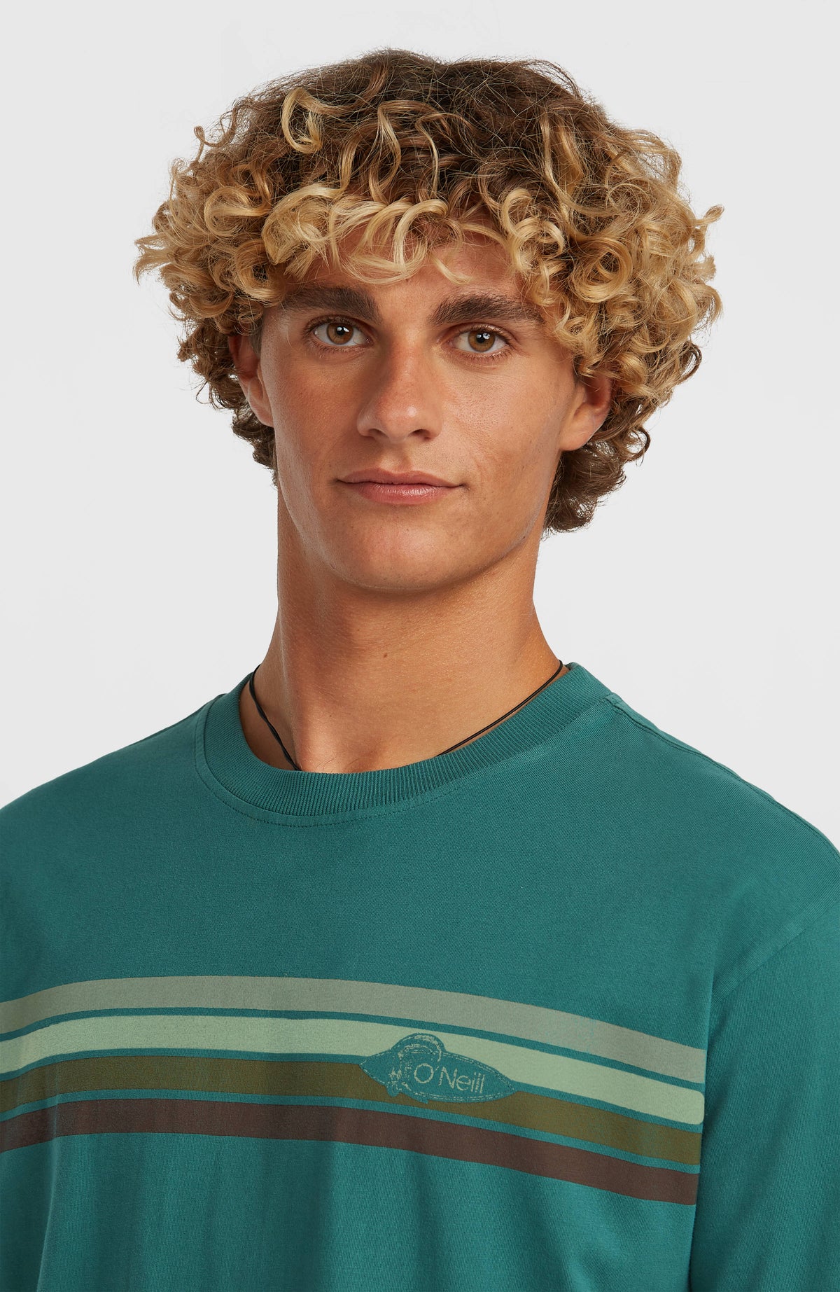 O'Riginals Front-Stripe T-Shirt | Botanical Heat