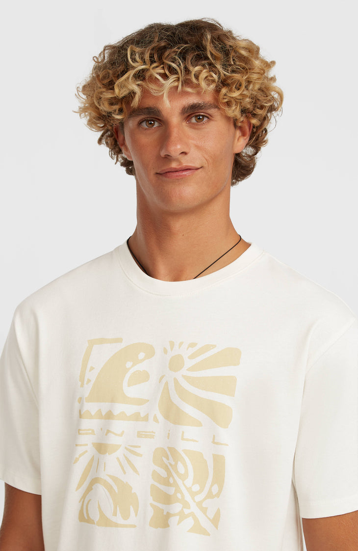 O’Neill Melange Front Print T-Shirt | Snow White