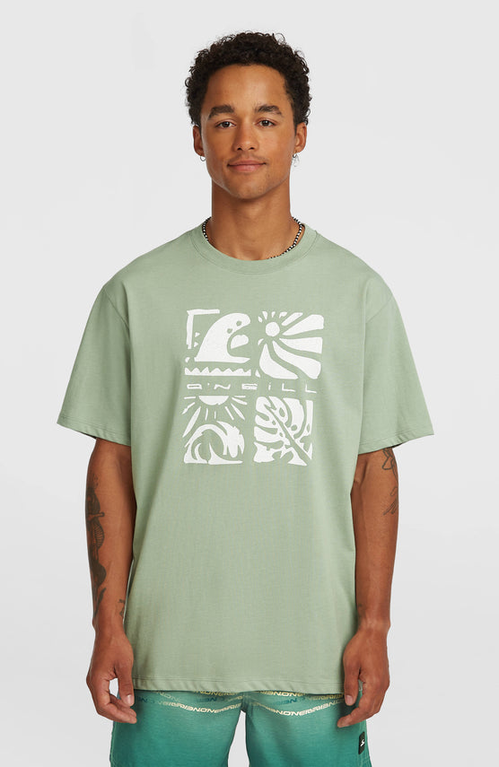 O’Neill Melange Front Print T-Shirt | Marble Arch