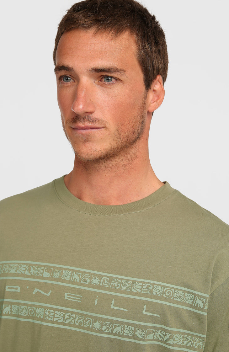 O’Neill Flower Stripe T-Shirt | Avery Fern
