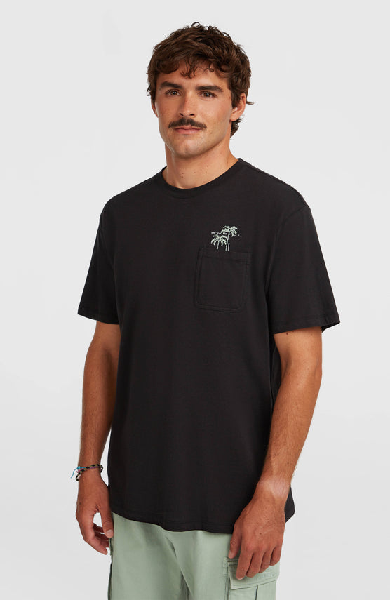 Chest Pocket T-Shirt | Black Out