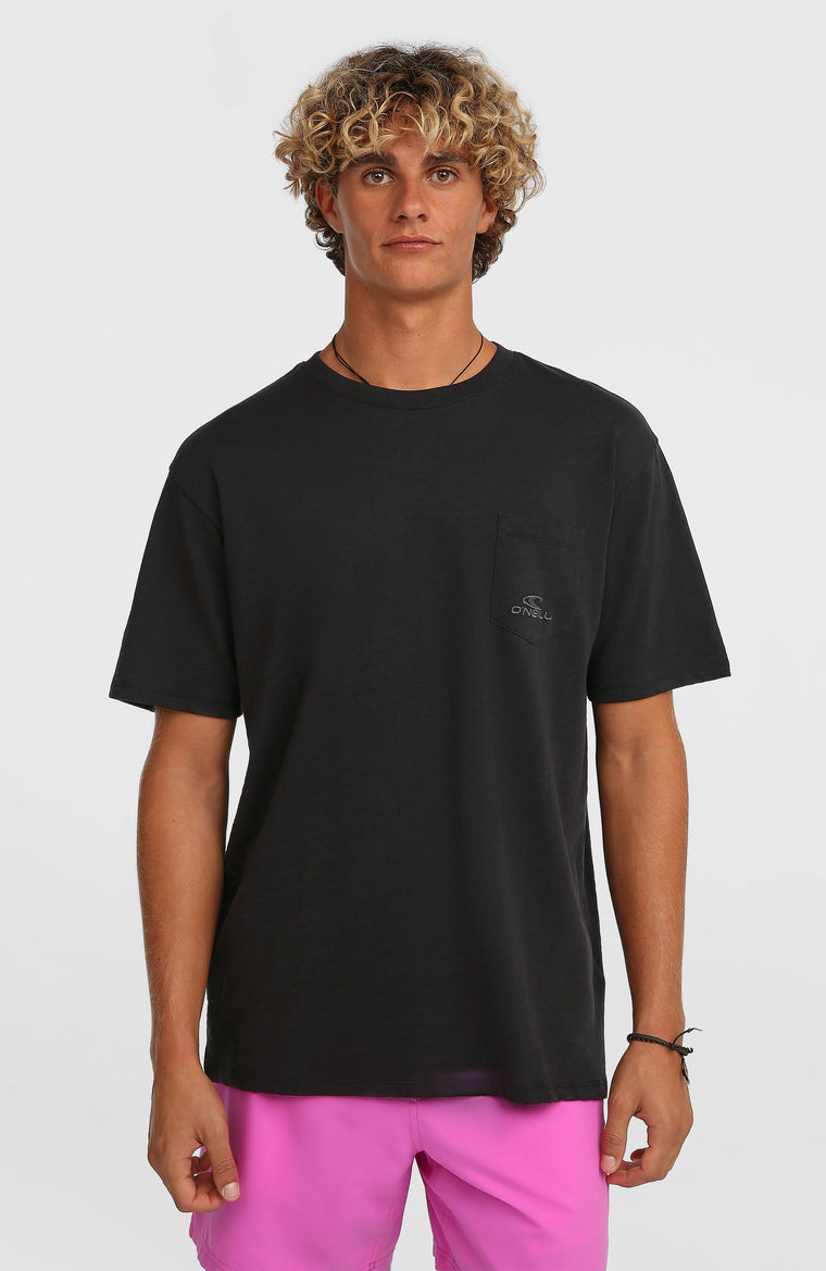 O'Neill Slub Chest Pocket T-Shirt | Black Out