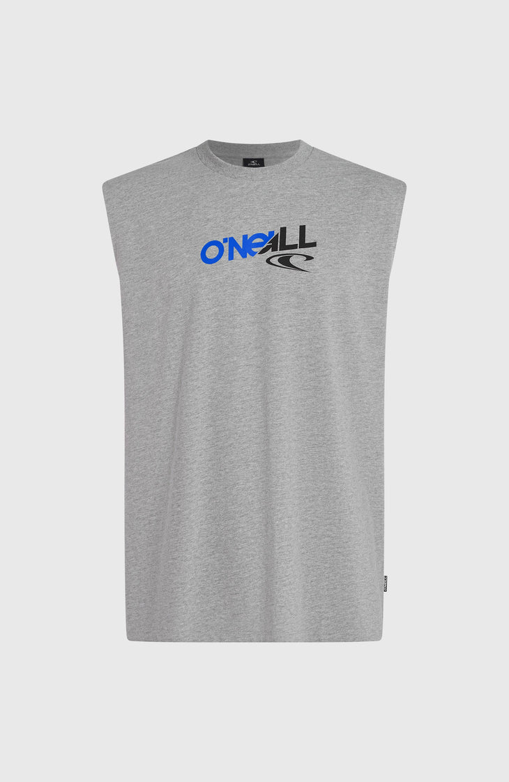 Essentials 90s Graphic Tank Top | Silver Melee